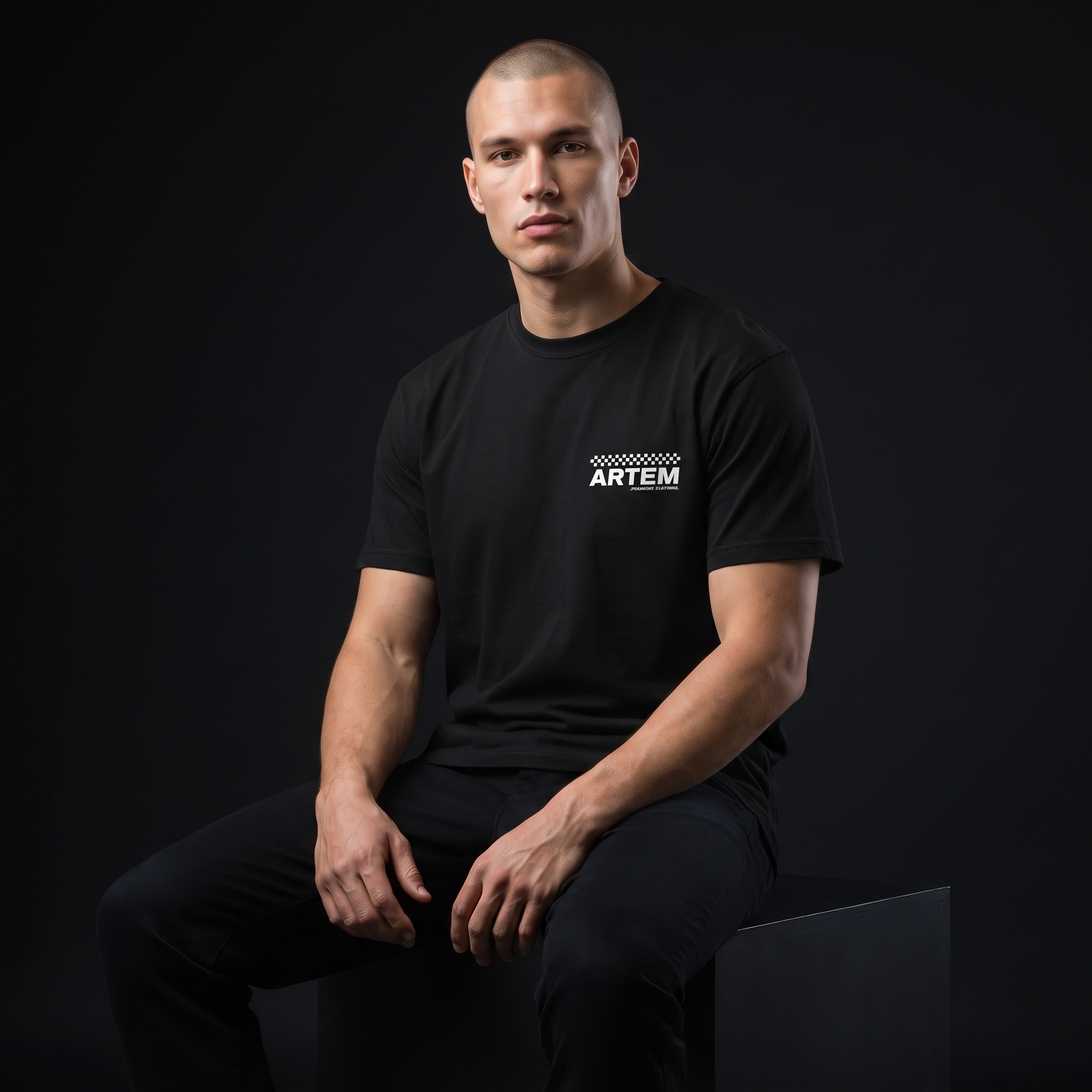 ARTEM Shadow Script Heavy Tee