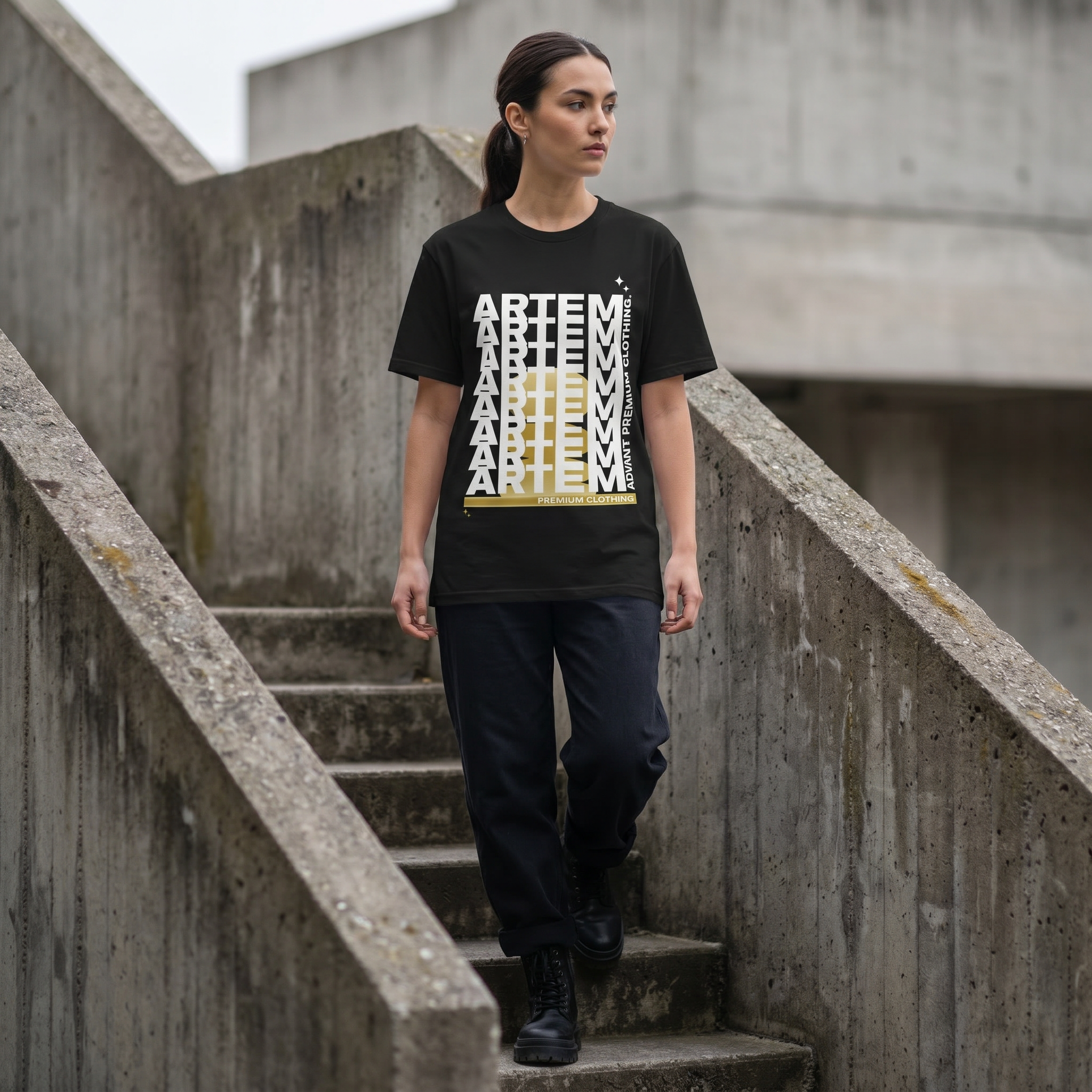 ARTEM Navy Type Heavy Tee