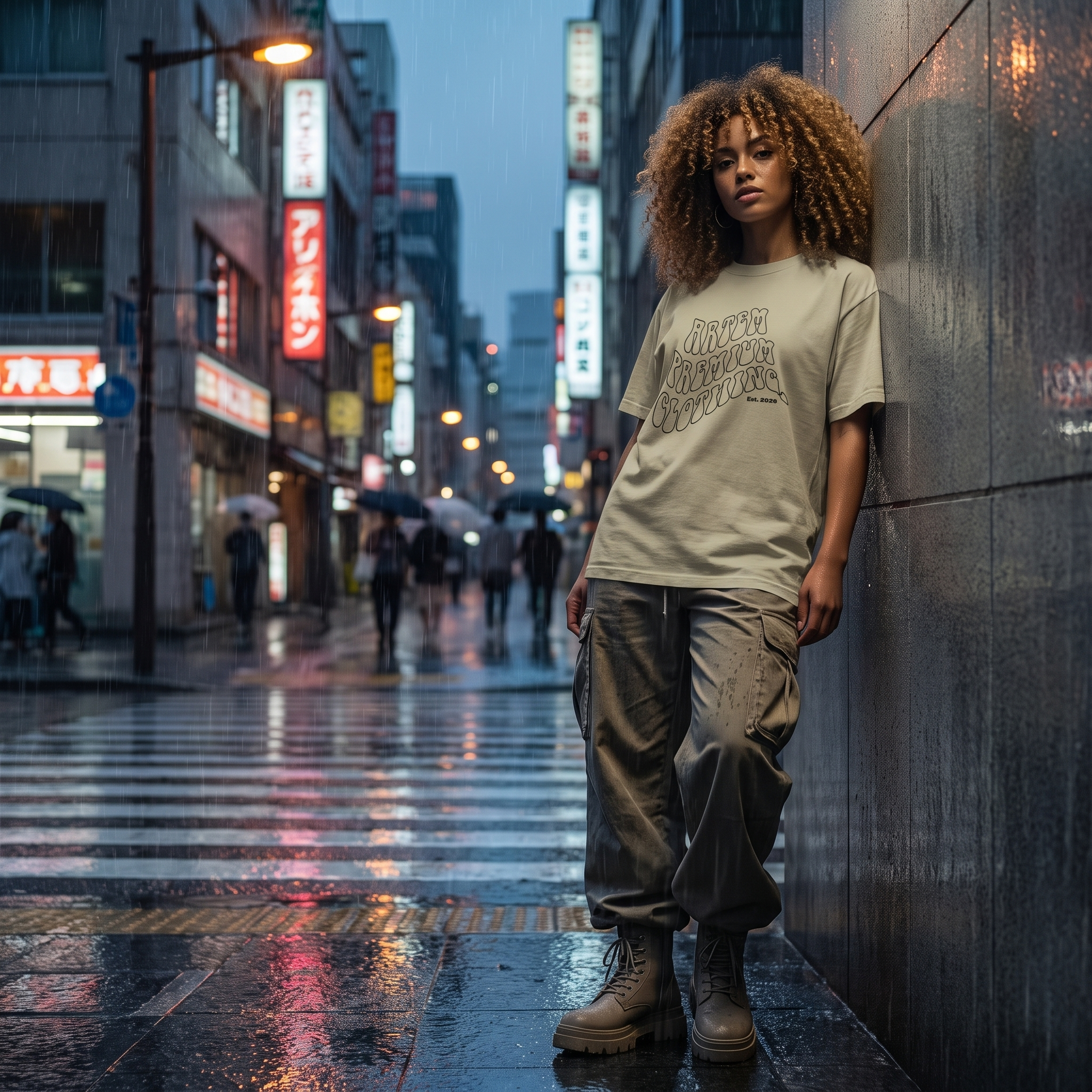 ARTEM Type Grid Heavy Tee