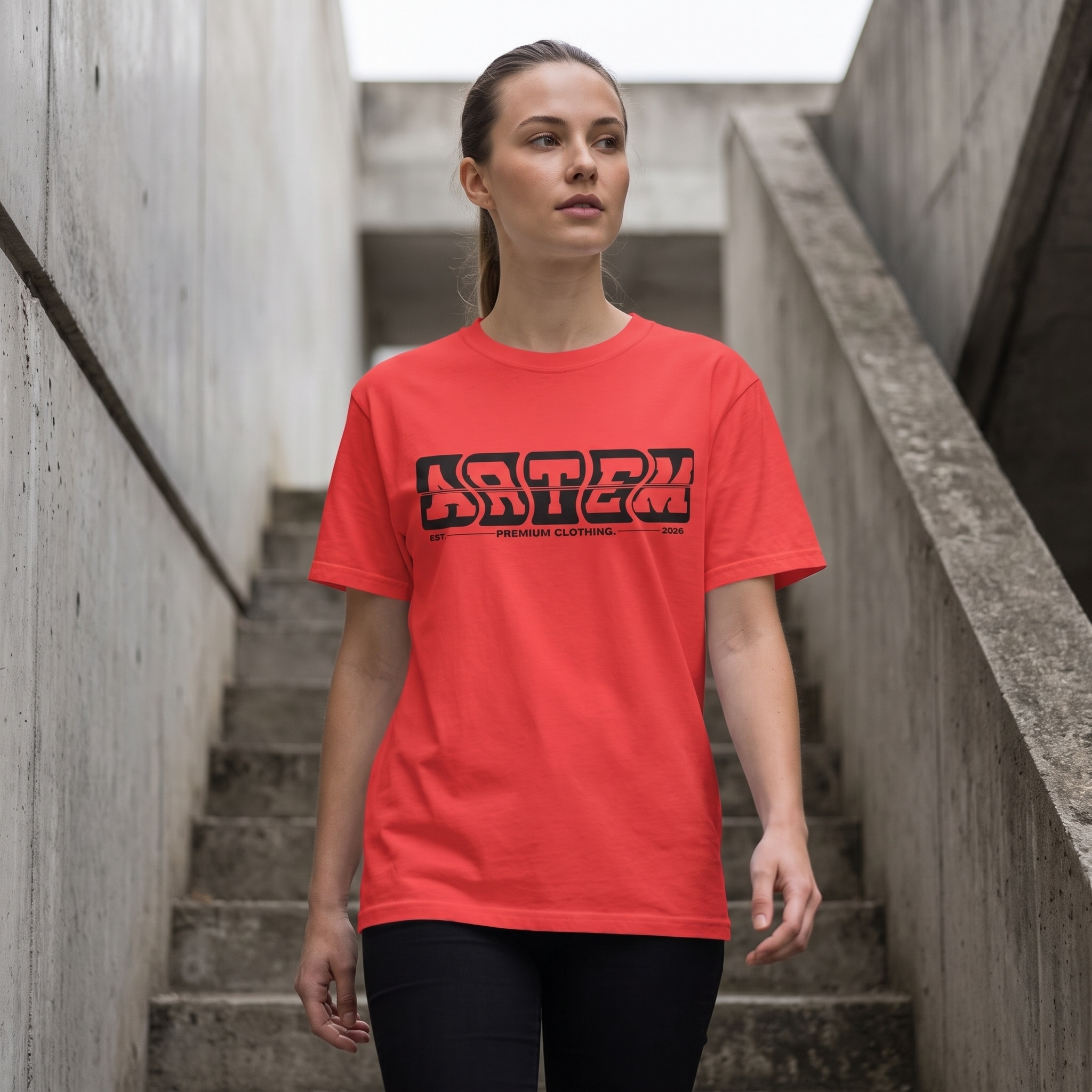 ARTEM Vertical Logo Heavy Tee