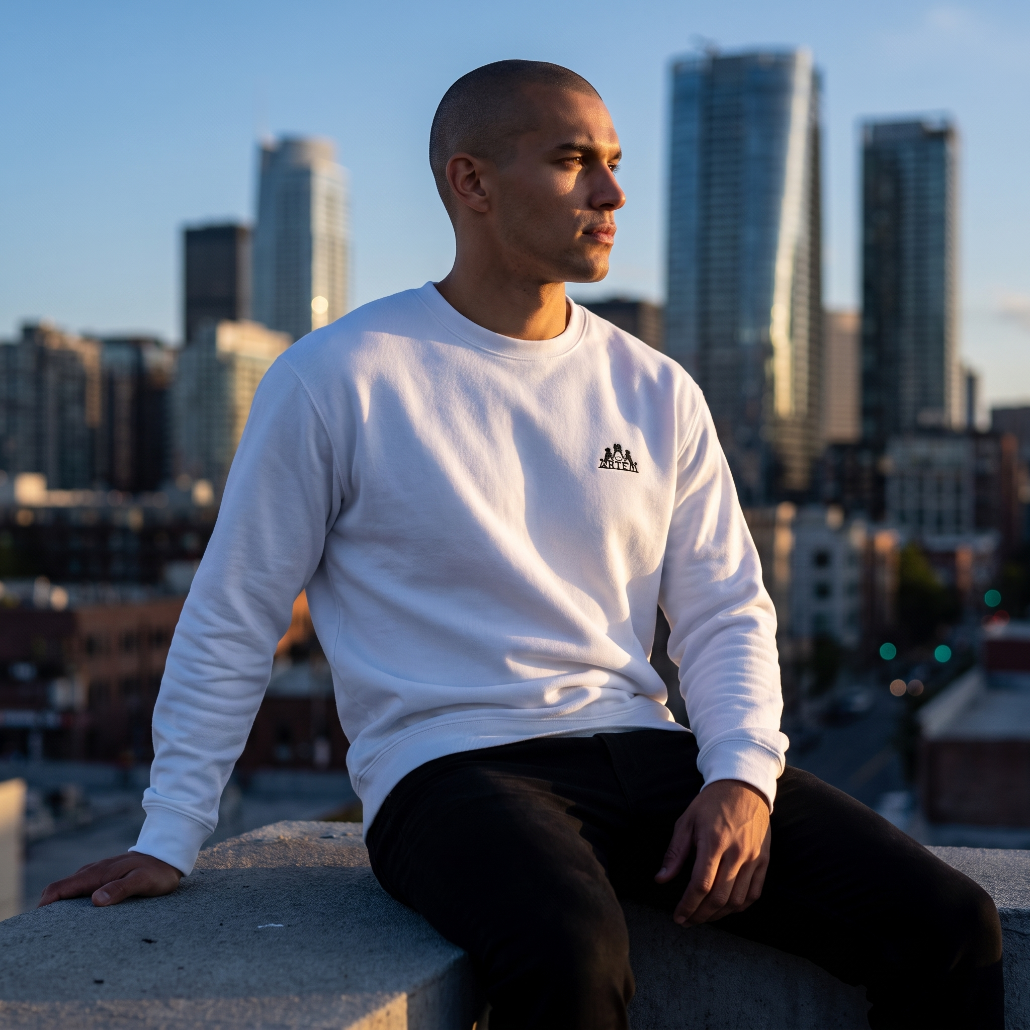 Unisex - Sweatshirt // Artem Premium Collection // White Sonderedition