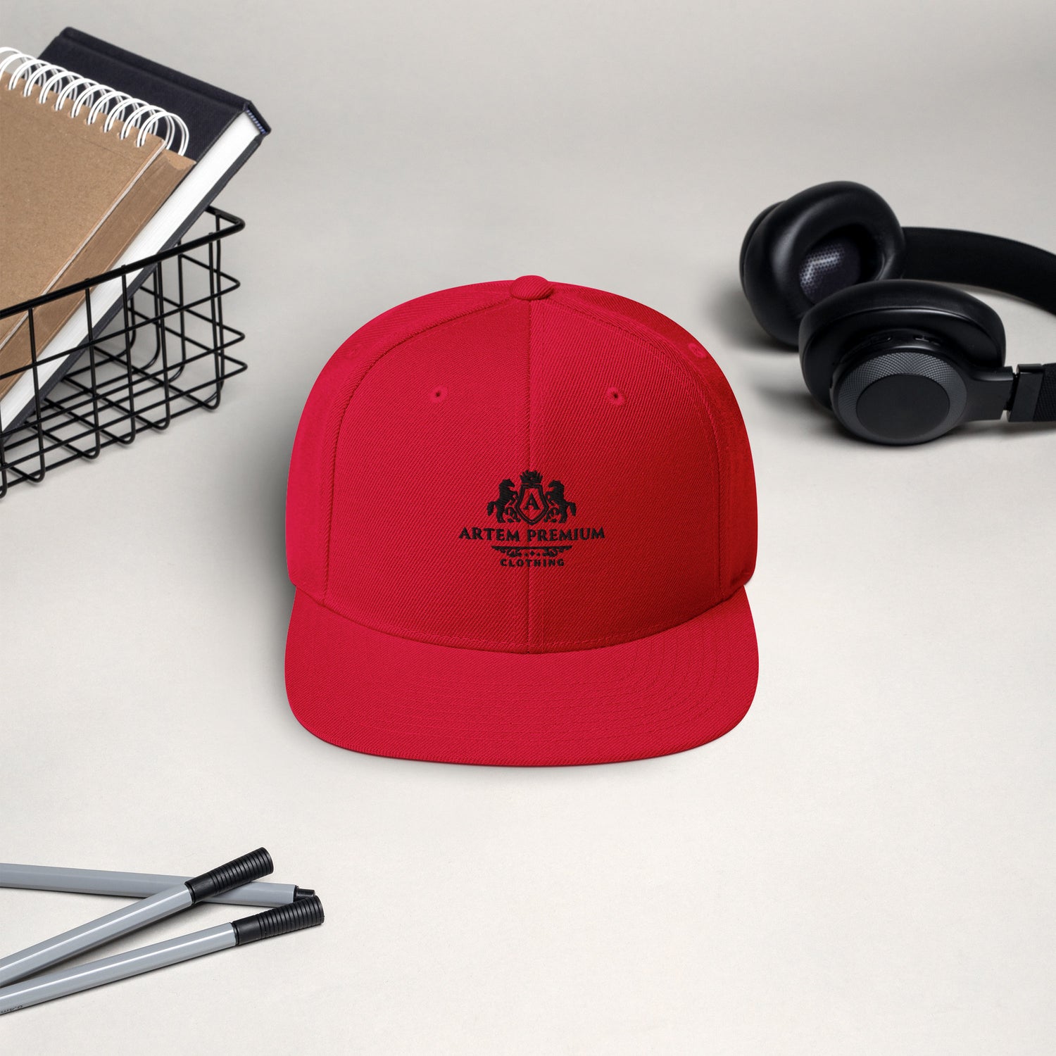 ARTEM Redline Snapback Cap – Farbe Rot