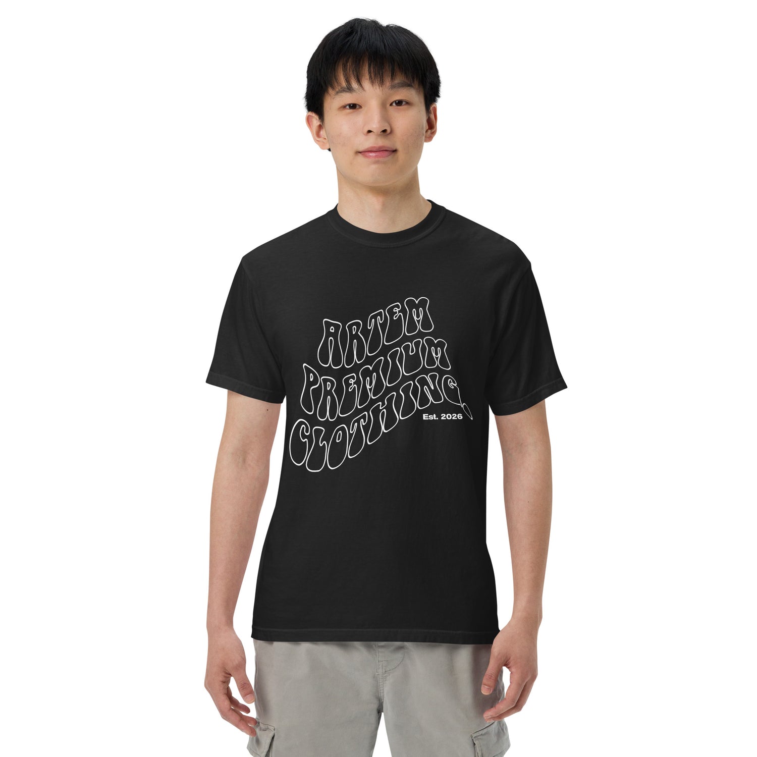 ARTEM Blackout Mark Heavy Tee – Farbe Schwarz