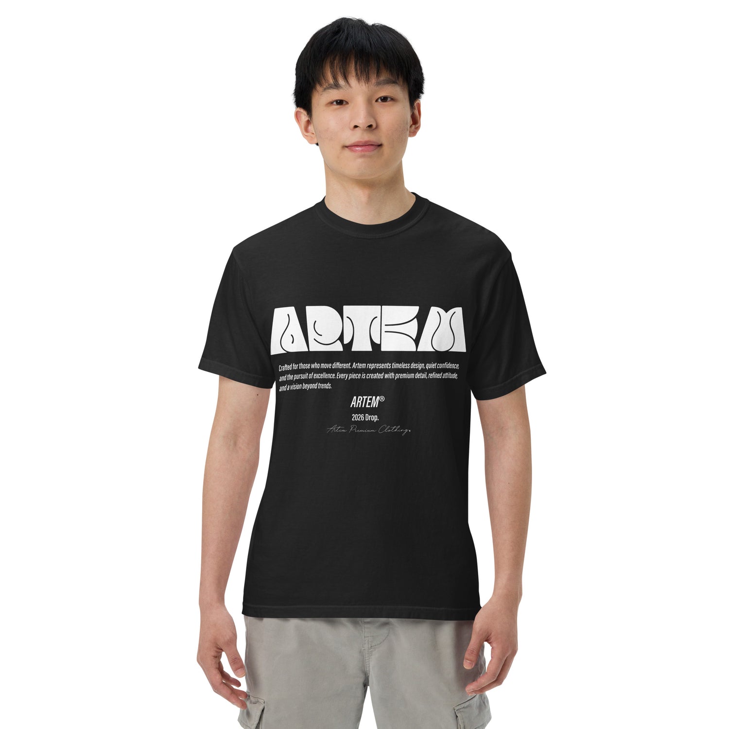 ARTEM Redline Mark Heavy Tee – Farbe Schwarz