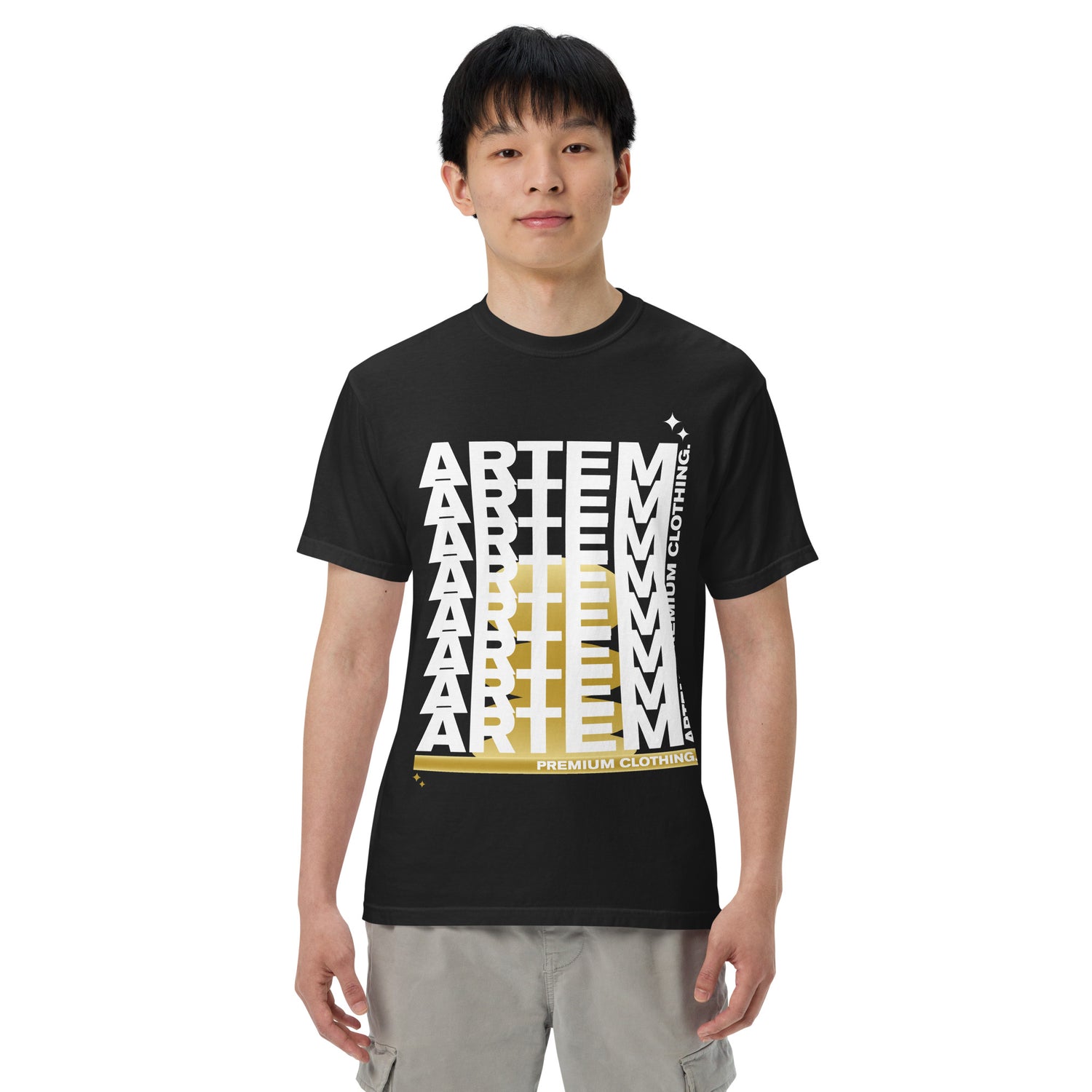 ARTEM Navy Type Heavy Tee – Farbe Schwarz
