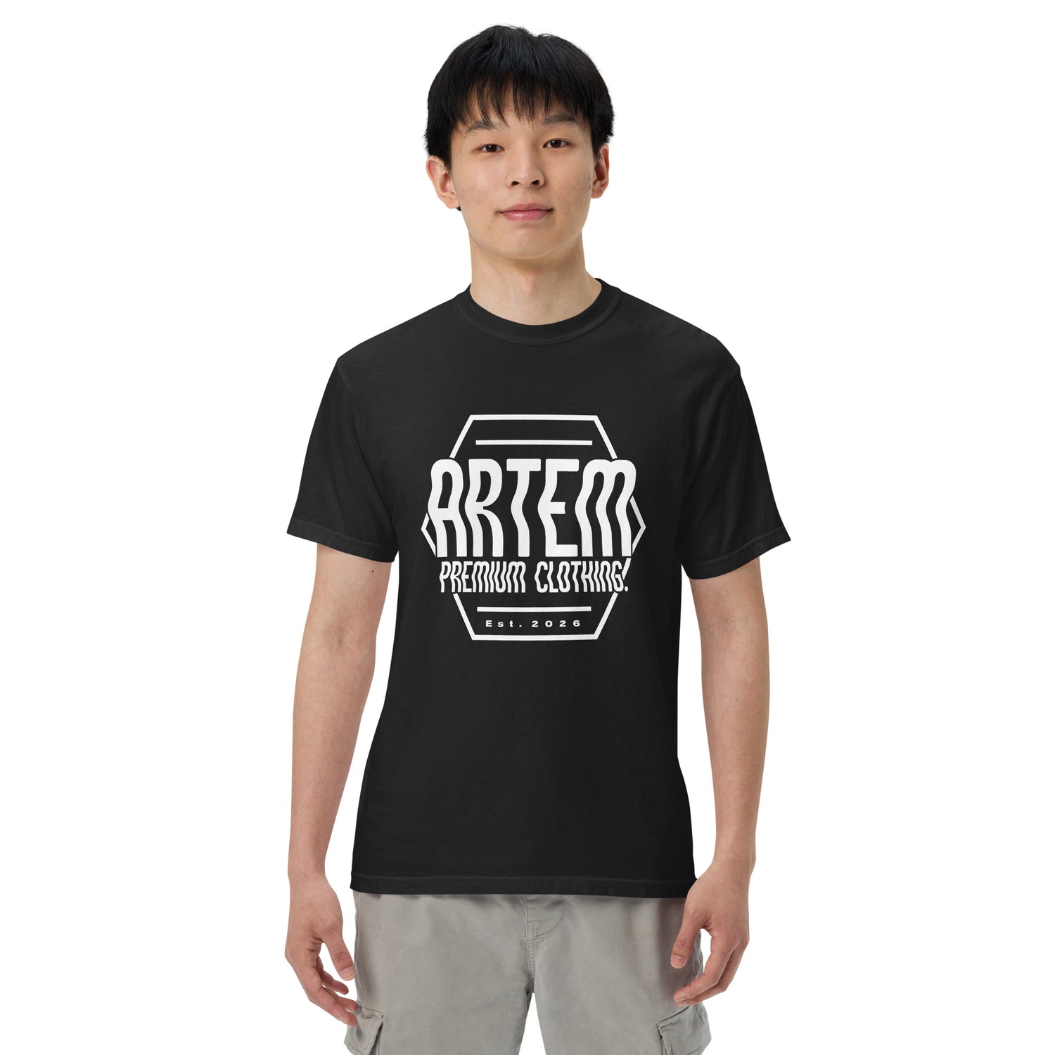 ARTEM Pepper Mark Heavy Tee – Farbe Schwarz