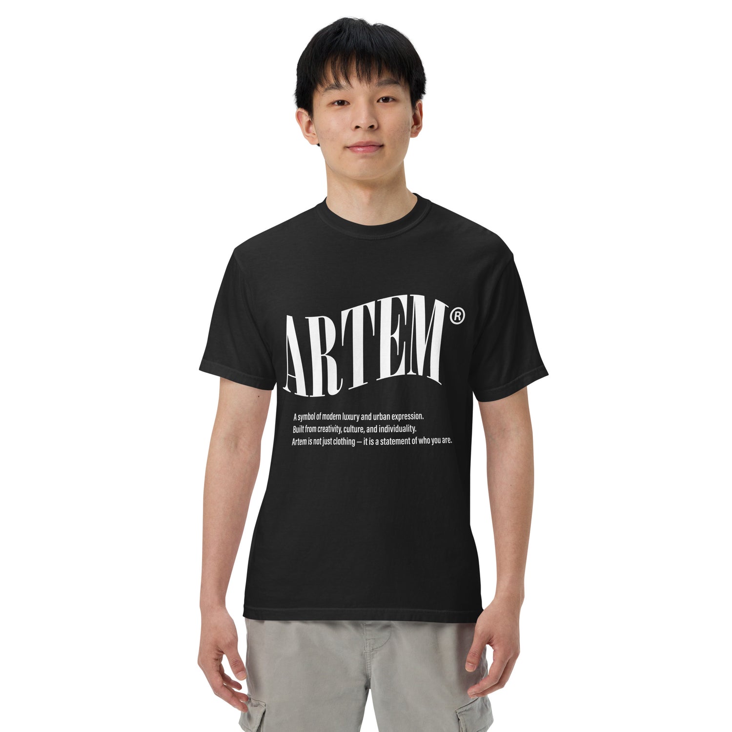 ARTEM Nightfall Mark Heavy Tee – Farbe Schwarz