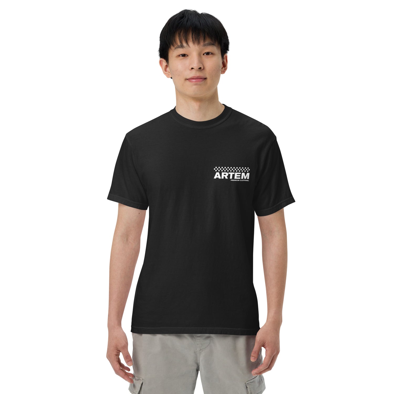 ARTEM Shadow Script Heavy Tee – Farbe Schwarz