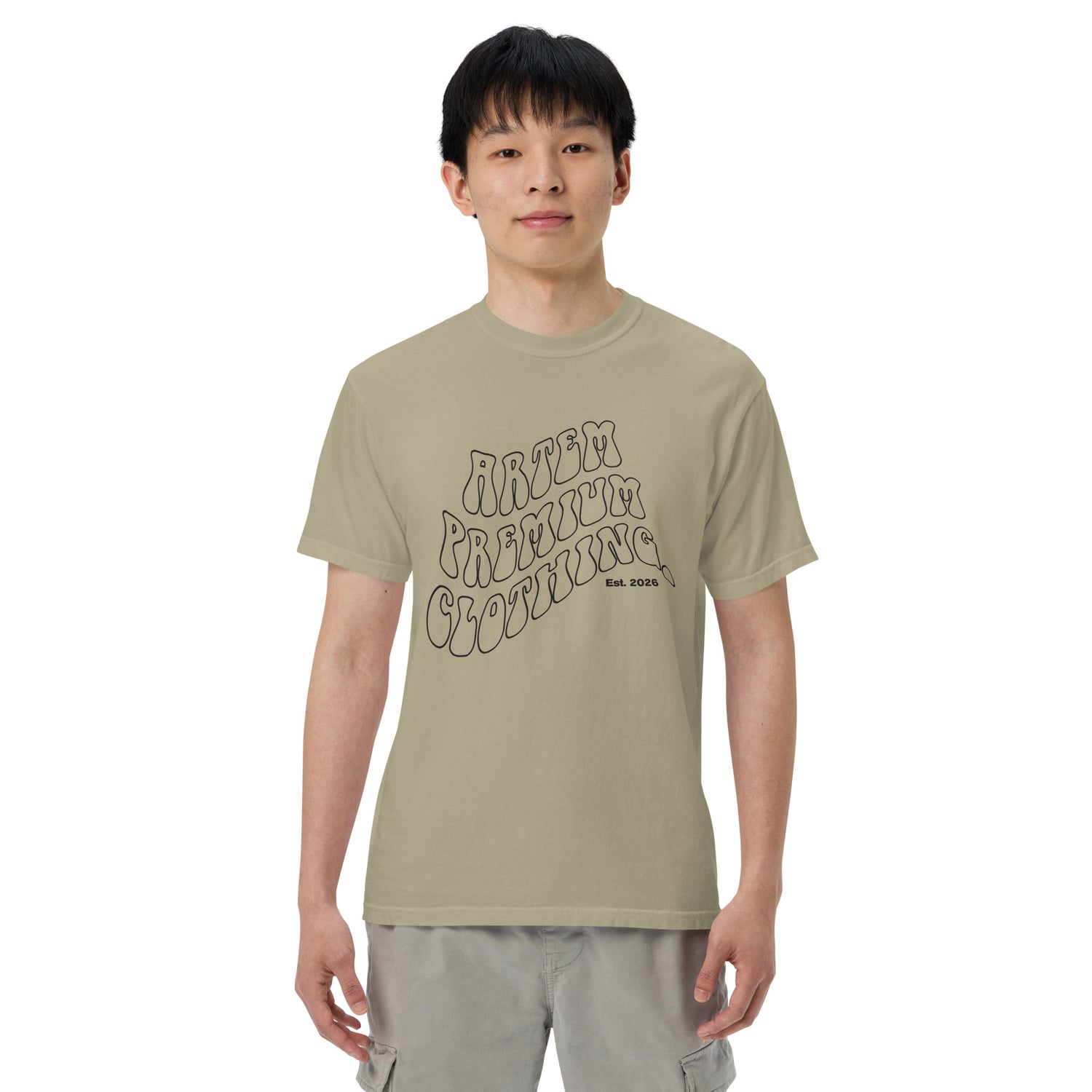 ARTEM Type Grid Heavy Tee – Farbe Paprika
