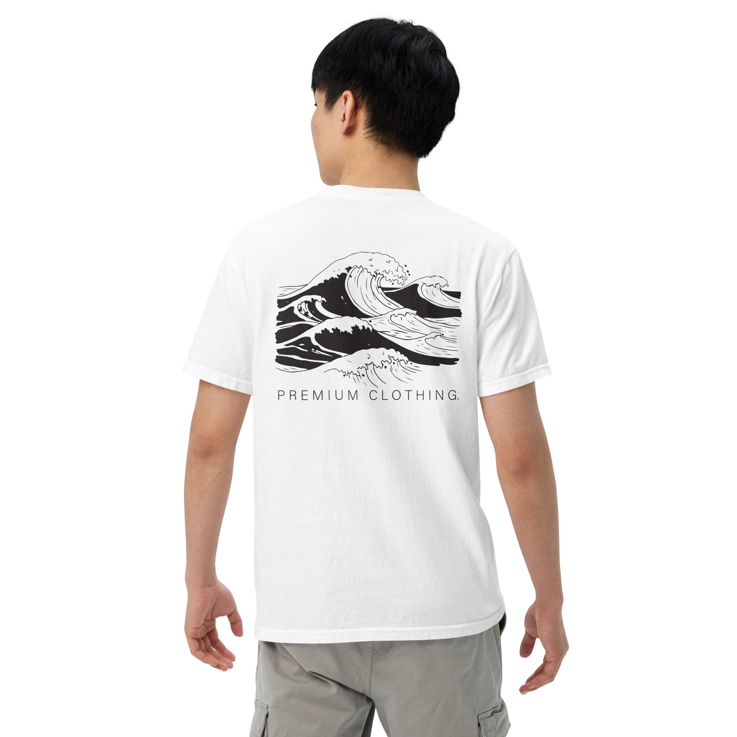 ARTEM Label Stack Heavy Tee – Farbe Paprika