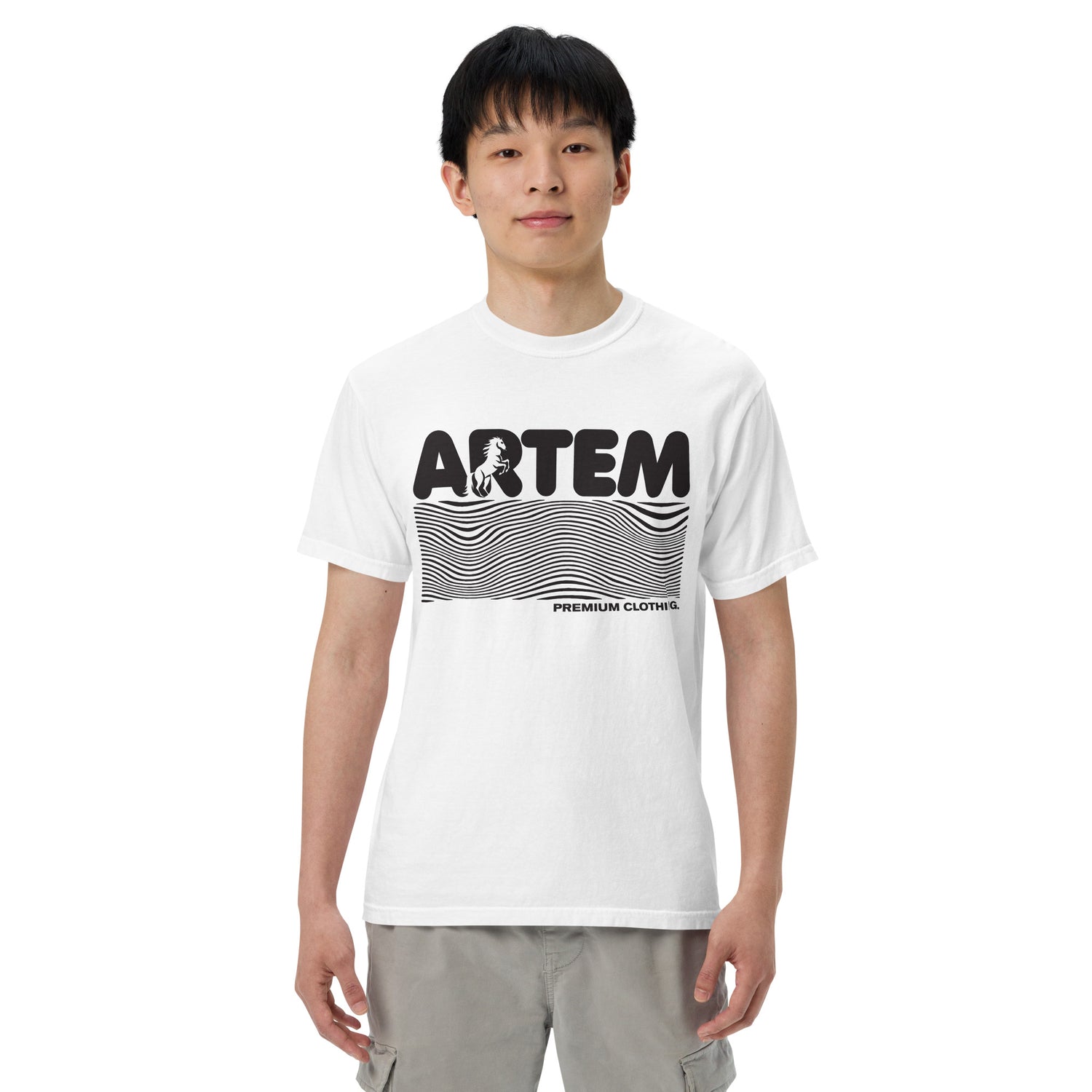 ARTEM Poster Logo Heavy Tee – Farbe Paprika