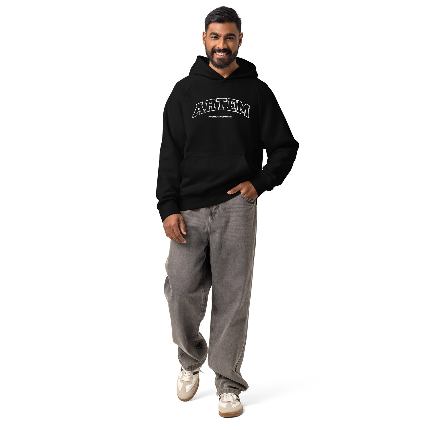 ARTEM Nomad Crest Heavy Hoodie – Farbe Schwarz