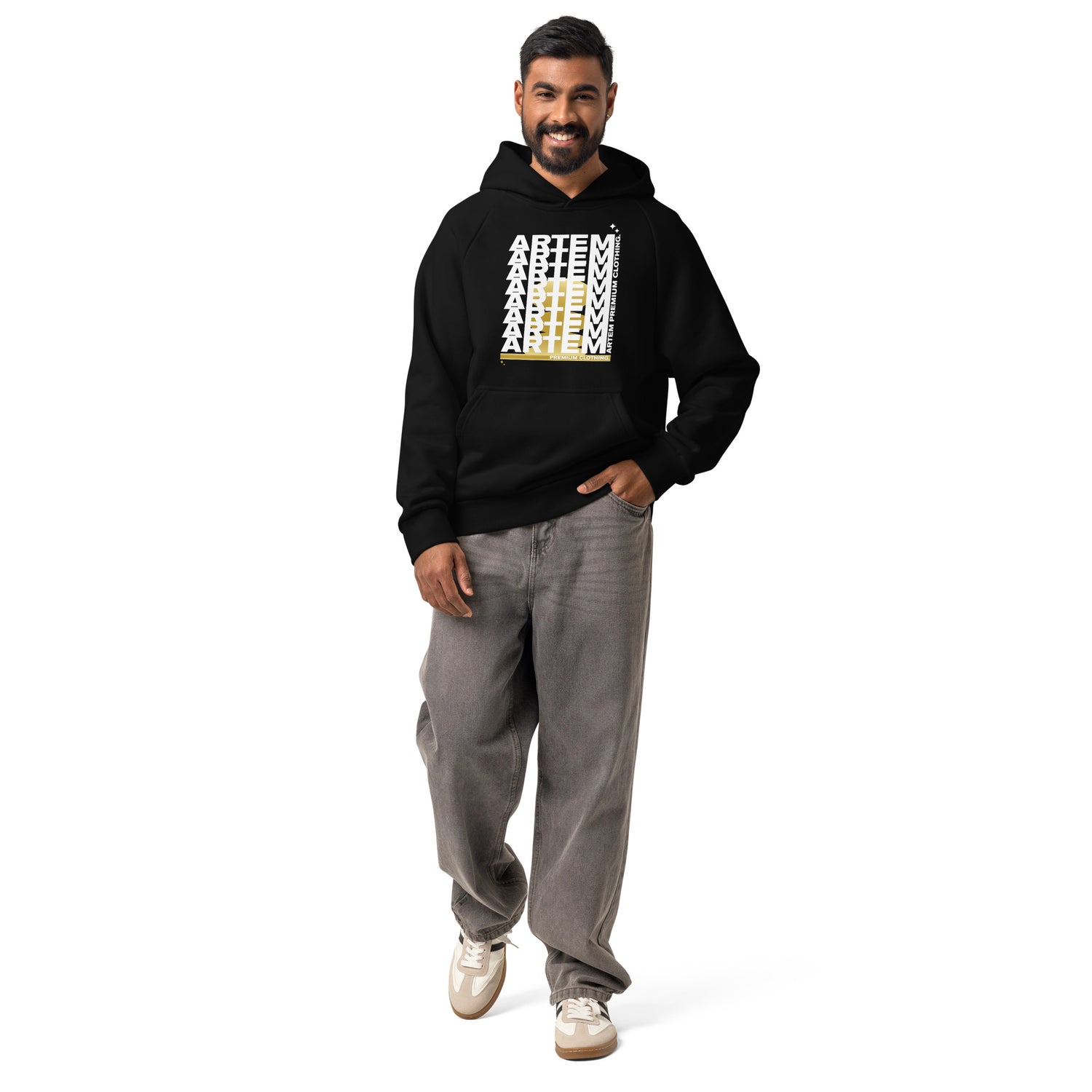ARTEM Apex Crest Heavy Hoodie – Farbe Schwarz