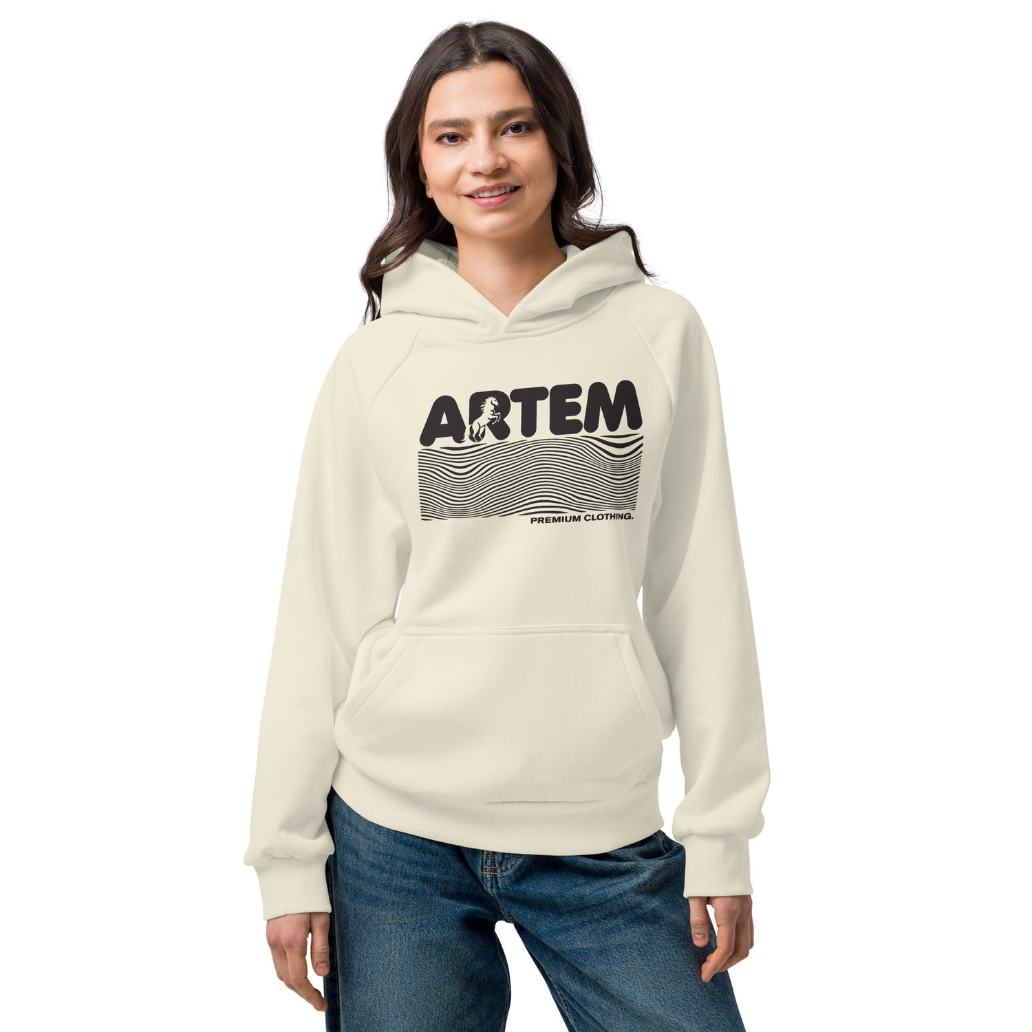 ARTEM Ground Mark Heavy Hoodie – Farbe Moss Gray