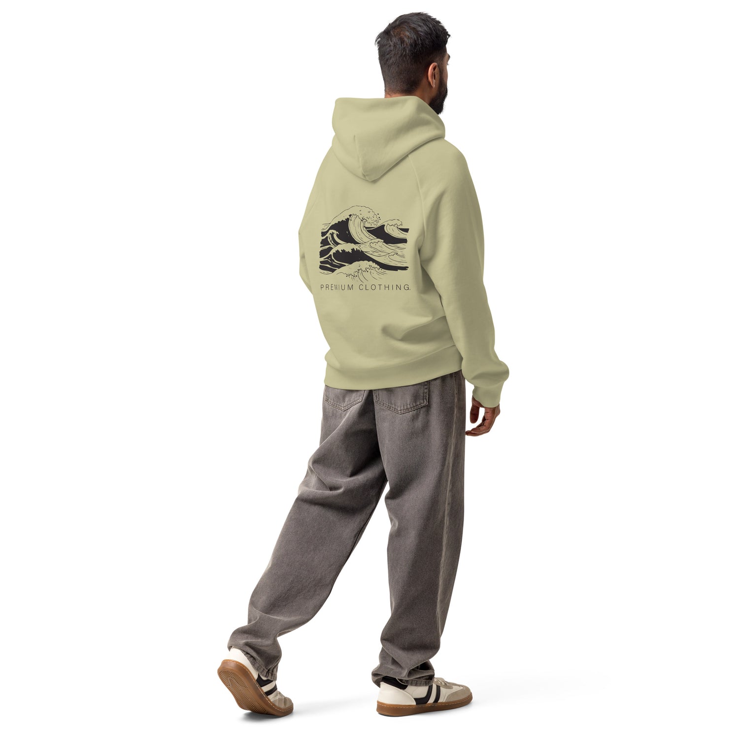 ARTEM Mono Mark Heavy Hoodie – Farbe Moss Gray